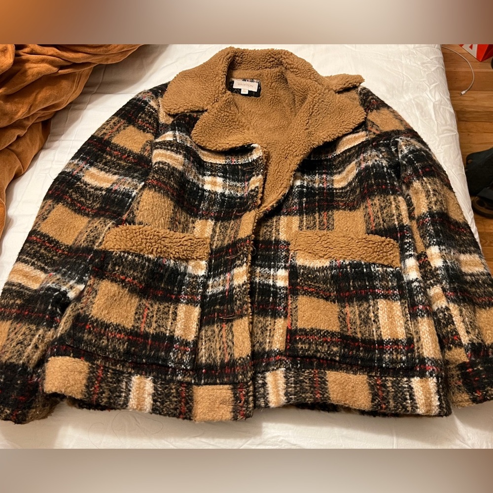 Brixton Sherpa lined Coat New without tags, never worn, size L